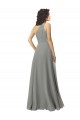 Embroidered One Shoulder Chiffon Bridesmaid Dress Bristol