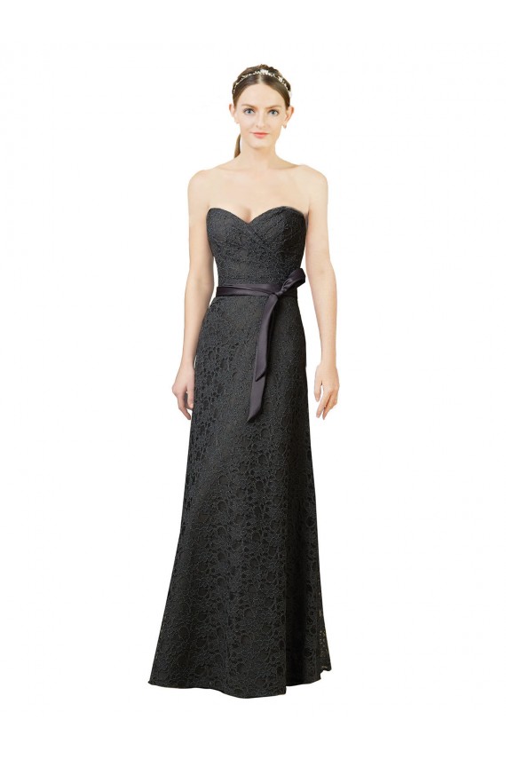 Strapless Lace Bridesmaid Dress with Sweetheart Neckline Bristol