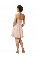 Lace and Chiffon Bridesmaid Dress / Cocktail Dress with Unique Neckline Bristol