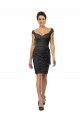Knee Length Lace Bridesmaid Dress / Cocktail Dress with Matching Chiffon Tie Sash Bristol