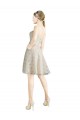 Lace Bridesmaid Dress / Cocktail Dress with Draped Sweetheart Neckline Bristol