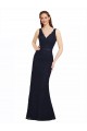 Lace Bridesmaid Dress with Satin Waistband and Open Back Bristol