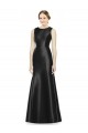 Full Length Mermaid Long Satin Bridesmaid Dress with Keyhole Back Bristol
