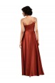 Sophisticated One Shoulder Formal Silky Satin Bridesmaid Dress / Prom Dress with Full Skirt Bristol