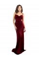 Cowl Neck Long Criss Cross Open Back Formal Silky Satin Bridesmaid Dress / Prom Dress Bristol