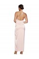 One Shoulder Full Length Long Silky Satin Bridesmaid Dress / Prom Dress with Thigh Split Bristol