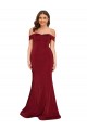 Off Shoulder Sleeves Sweetheart Neckline Long Formal Spandex Bridesmaid Dress / Prom Dress Bristol