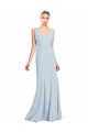 Sleeveless Seamed Bodice Trumpet Bridesmaid Dress / Prom Dress Bristol