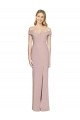 Off the Shoulder Criss Cross Back Trumpet Bridesmaid Dress / Prom Dress Bristol