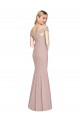 Off the Shoulder Criss Cross Back Trumpet Bridesmaid Dress / Prom Dress Bristol