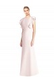 Ruffle Cap Sleeves Open Back Trumpet Bridesmaid Dress / Prom Dress Bristol