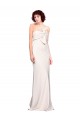 Strapless Crepe Fitted Bridesmaid Dress / Prom Dress with Twist Bow Bristol