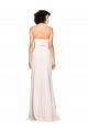 Strapless Crepe Fitted Bridesmaid Dress / Prom Dress with Twist Bow Bristol