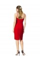 Sleeveless Sheath Sweetheart Neckline Formal Crepe Bridesmaid Dress / Prom Homecoming Dress Bristol