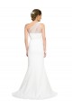 Soft Tulle Shoulder Overlay Mermaid One Shoulder Formal Crepe Bridesmaid Dress Bristol