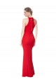 Halter Neck Keyhole Back Sleeveless Formal Crepe Maxi Bridesmaid Dress / Prom Dress Bristol