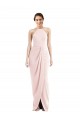 Halter Draped Tulip Skirt Maxi Bridesmaid Dress / Prom Dress Bristol