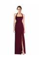 Tie Halter Open Back Trumpet Bridesmaid Dress / Prom Dress Bristol