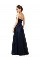Elegant Lace and Tulle Long Strapless Bridesmaid Dress Bristol