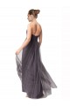 Long Sweetheart Tulle Bridesmaid Dress with Shirred Criss Cross Bodice Bristol