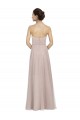 Long Strapless Tulle Bridesmaid Dress with Pleated Bodice Bristol