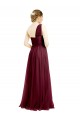 One Shoulder Floor Length Long Tulle Bridesmaid Dress Bristol