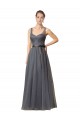 Sweetheart Long Tulle Bridesmaid Dress with Sash Bristol