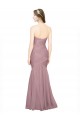 Mermaid Strapless Tulle Bridesmaid Dress with All Over Pleats Bristol