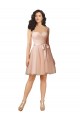 Lace and Tulle Bridesmaid Dress with Cap Sleeves and Keyhole Back Bristol