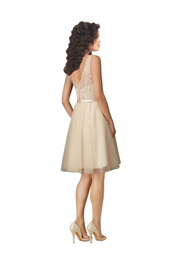Tulle Bridesmaid Dress with Embroidery and Beading Bristol