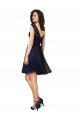 Short Bateau Neck Tulle Cocktail Bridesmaid Dress with Lace Bodice Bristol