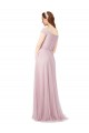 Off the Shoulder Long A-Line Tulle Bridesmaid Dress Bristol