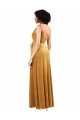 Romantic Velvet Floor Length Formal Bridesmaid Dress / Prom Dress with Wrap Detail Bristol