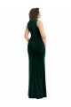 Square Neck Long Velvet Maxi Bridesmaid Dress / Prom Dress Bristol
