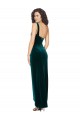 One Shoulder Velvet Front Wrap Bridesmaid Dress / Prom Dress  Bristol