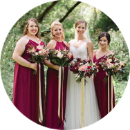 Shop Red Bridesmaid Dresses Bristol